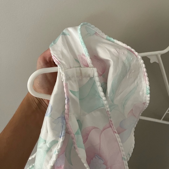 Papillon Blanc Pastel Floral romper nighty - Picture 3 of 5